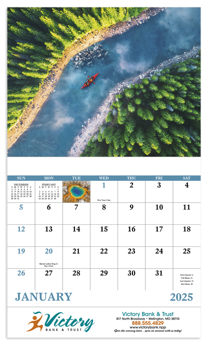 Good Value View from Above  Stapled Calendar-7284