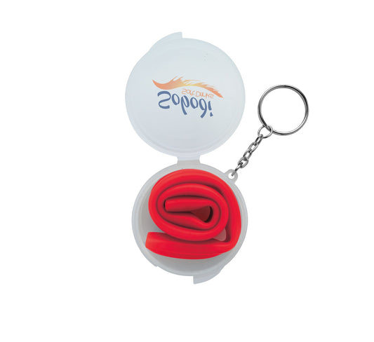 Good Value Delight Silicone Straw in Box with Keychain-51032