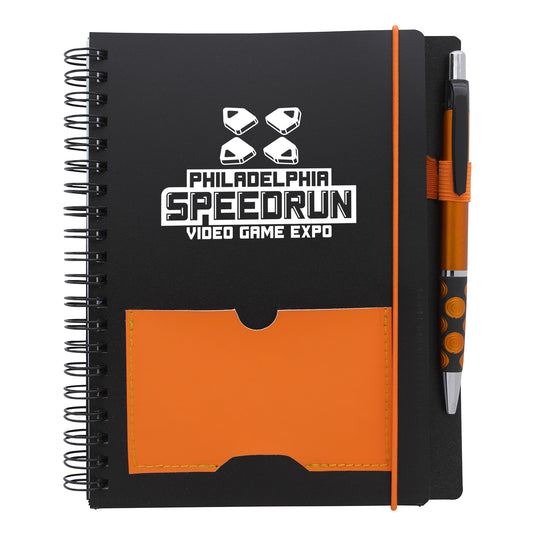 Good Value Festival Notebook With Pen-VBUS024