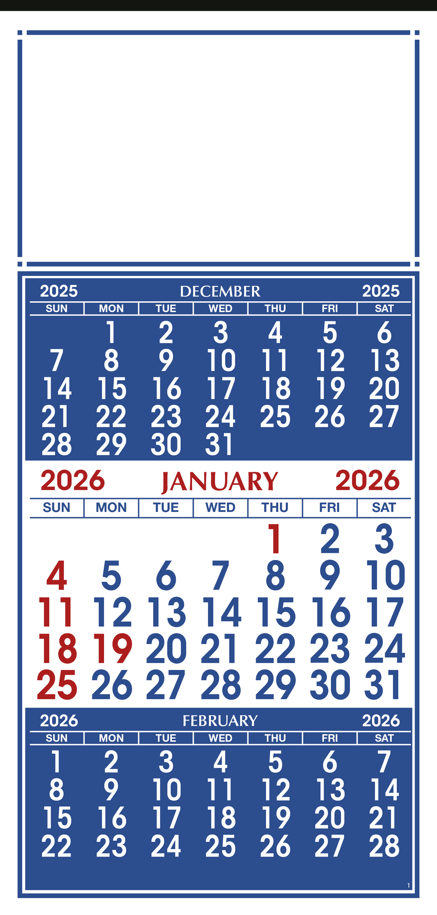 Skinner  Kennedy 3Month Display 12Sheet Calendar-66-E