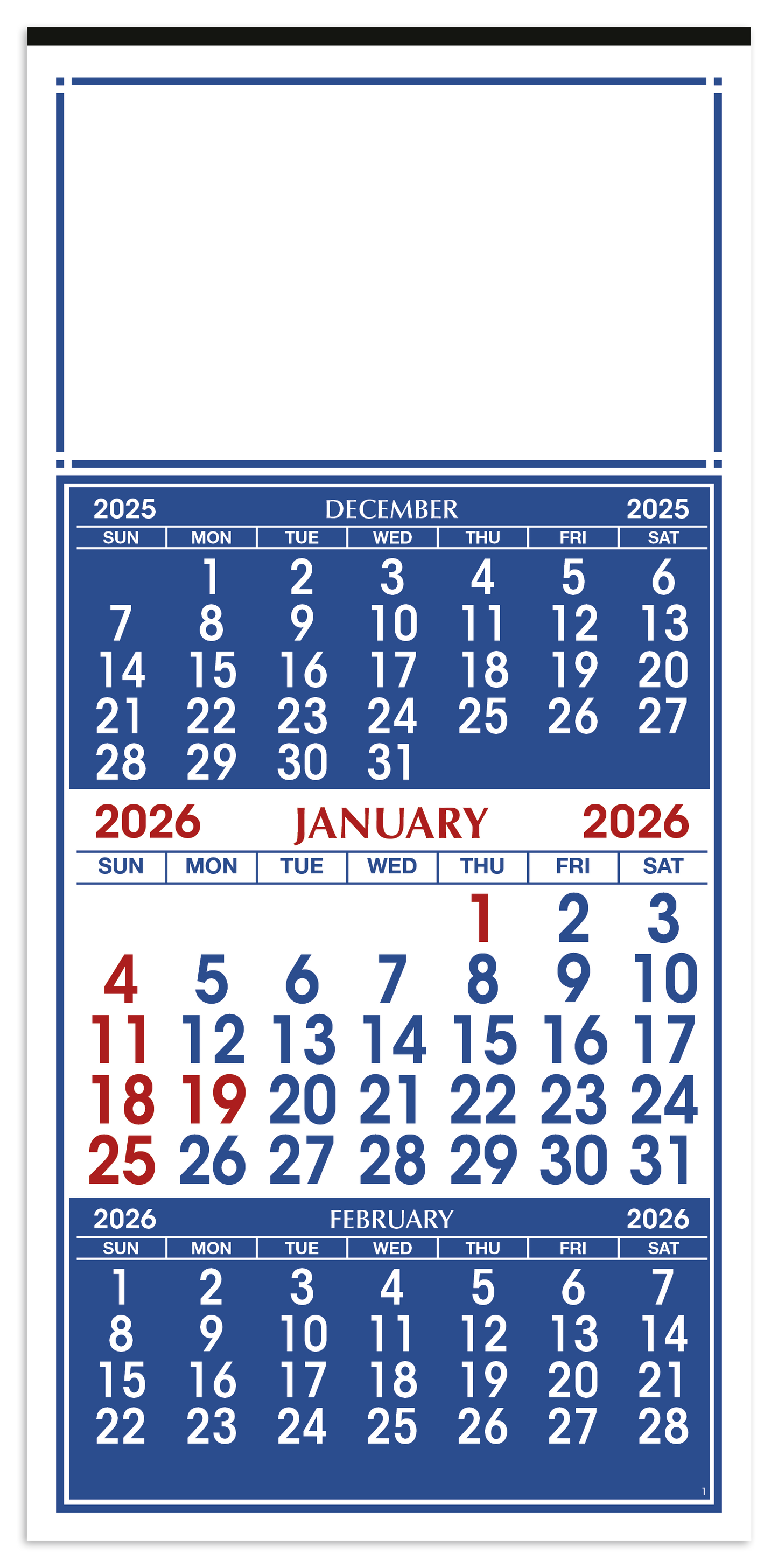 Skinner  Kennedy 3Month Display 12Sheet Calendar-66-E