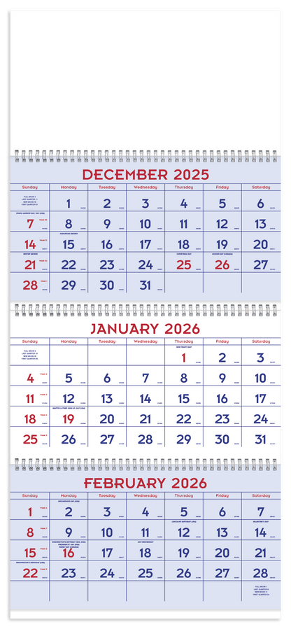 Triumph Calendars Red  Blue Commercial Planner-6603