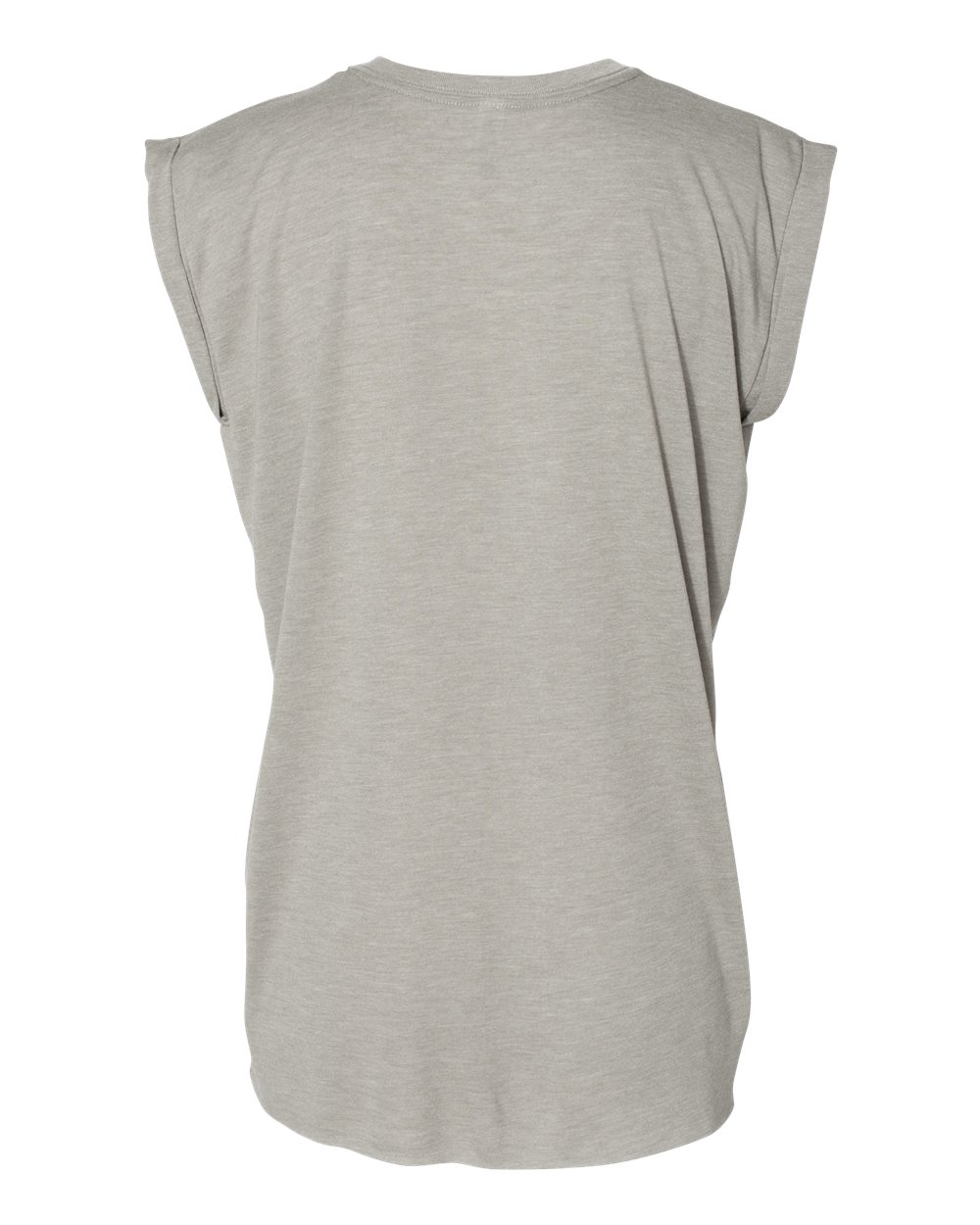 BELLA + CANVAS Women’s Flowy Rolled Cuffs Muscle Tee - 8804