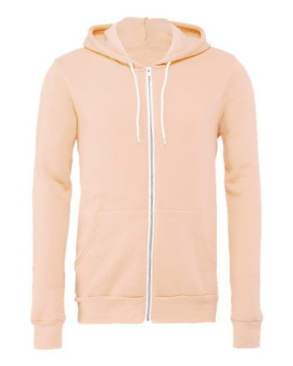 Unisex Sponge Fleece Full-Zip Hoodie Sweatshirt