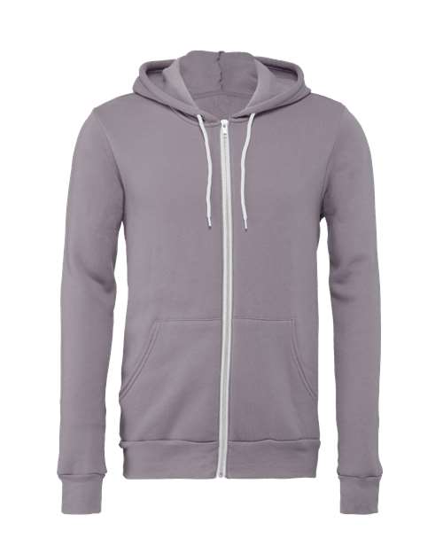 Unisex Sponge Fleece Full-Zip Hoodie Sweatshirt