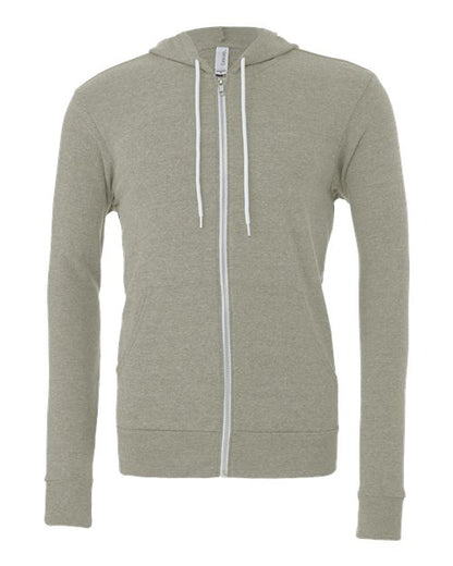 Unisex Sponge Fleece Full-Zip Hoodie Sweatshirt