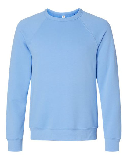 Unisex Sponge Fleece Raglan Crewneck Sweatshirt
