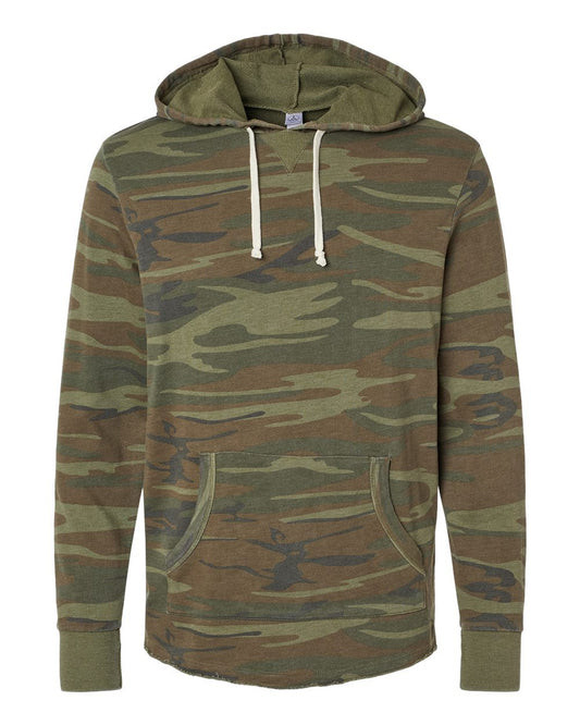 Alternative School Yard Mineral Wash French Terry Hoodie - 8629