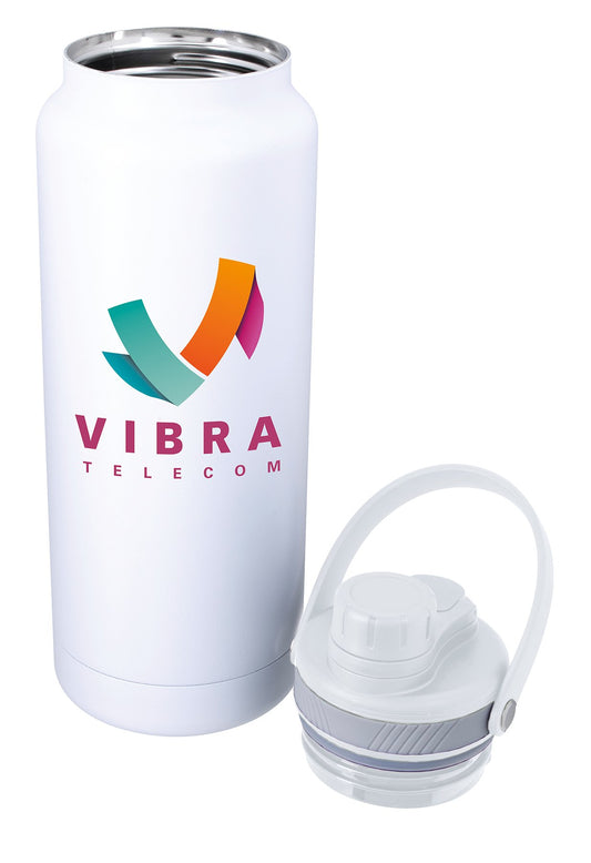 Good Value Energetic Vacuum Sport Bottle with Hanger  33 oz-46398