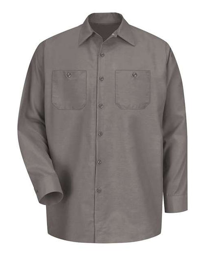 Men's Tall Industrial Long Sleeve Work Shirt