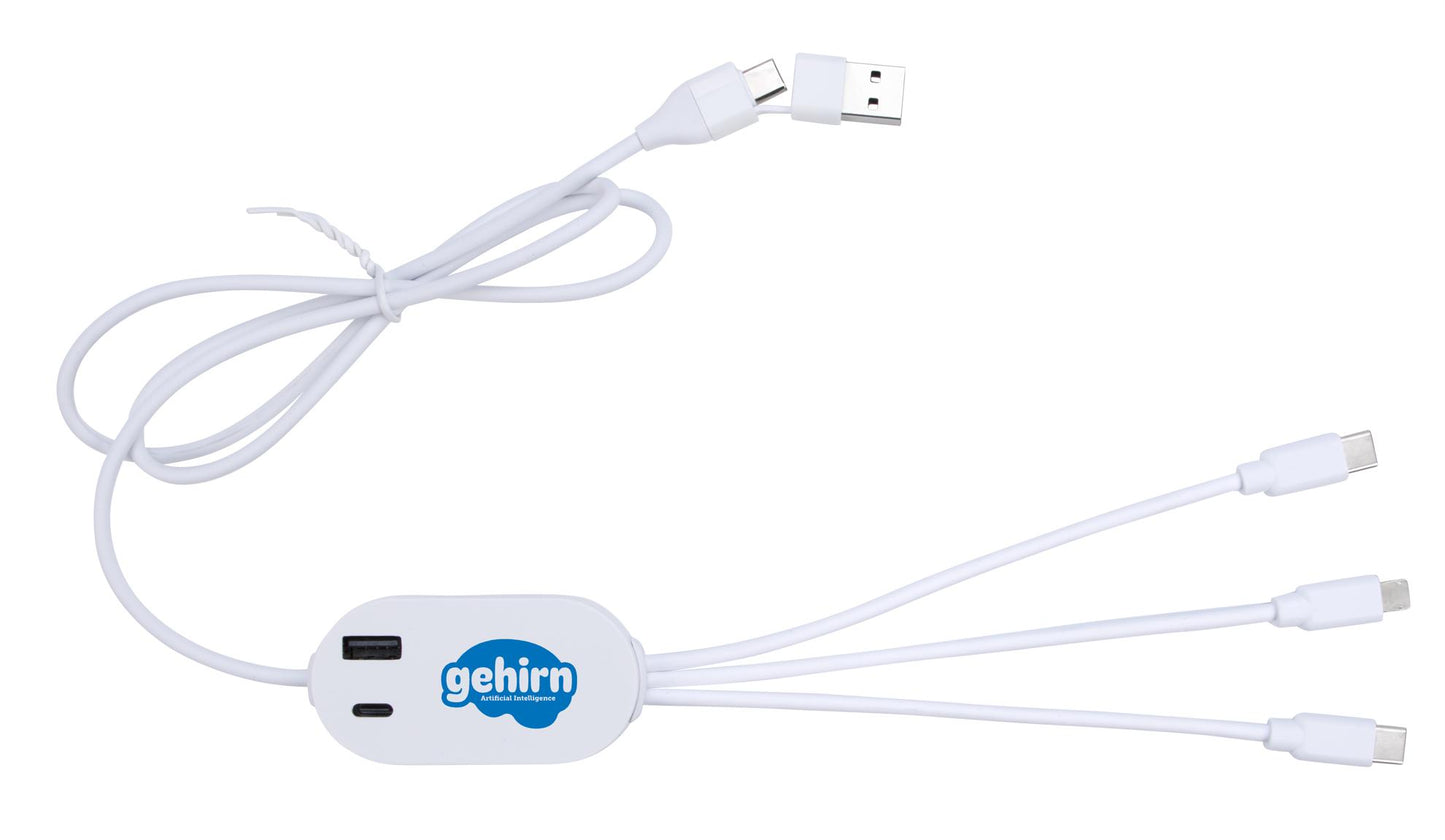 Good Value DualLink Charging Cable 2A with USB Hub-32524