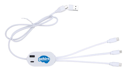 Good Value DualLink Charging Cable 2A with USB Hub-32524
