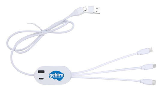 Good Value DualLink Charging Cable 2A with USB Hub-32524