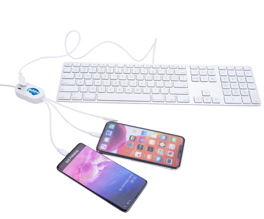 Good Value DualLink Charging Cable 2A with USB Hub-32524