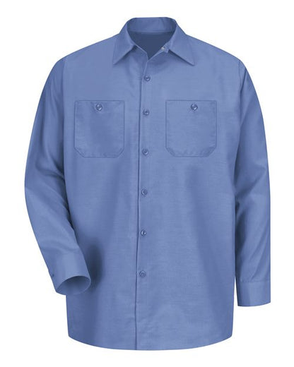 Men's Tall Industrial Long Sleeve Work Shirt