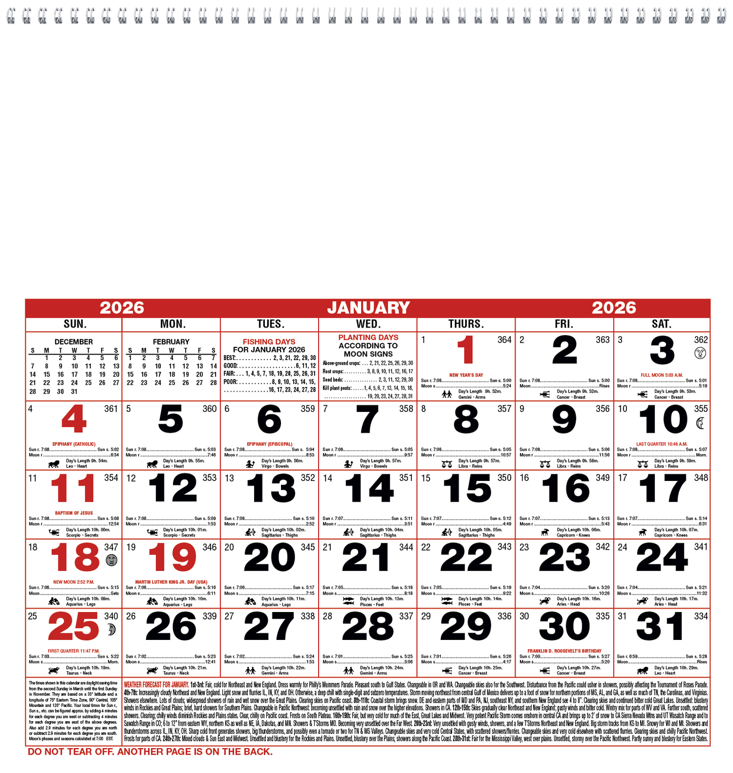 Triumph Calendars Small Almanac-6700