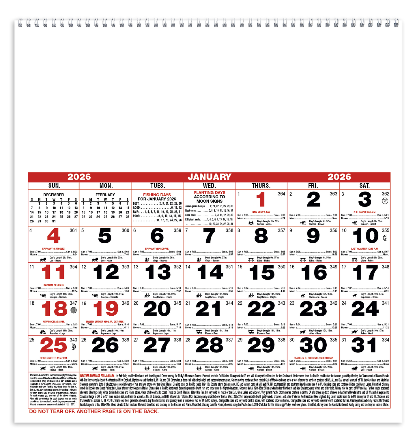 Triumph Calendars Small Almanac-6700