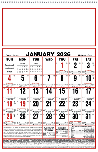 Triumph Calendars Large Almanac-6701