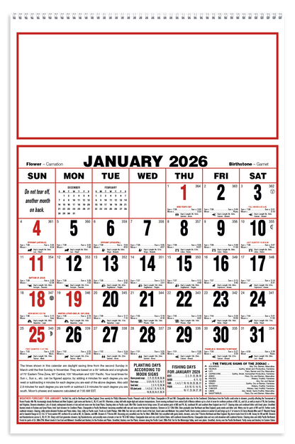 Triumph Calendars Large Almanac-6701