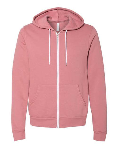 Unisex Sponge Fleece Full-Zip Hoodie Sweatshirt