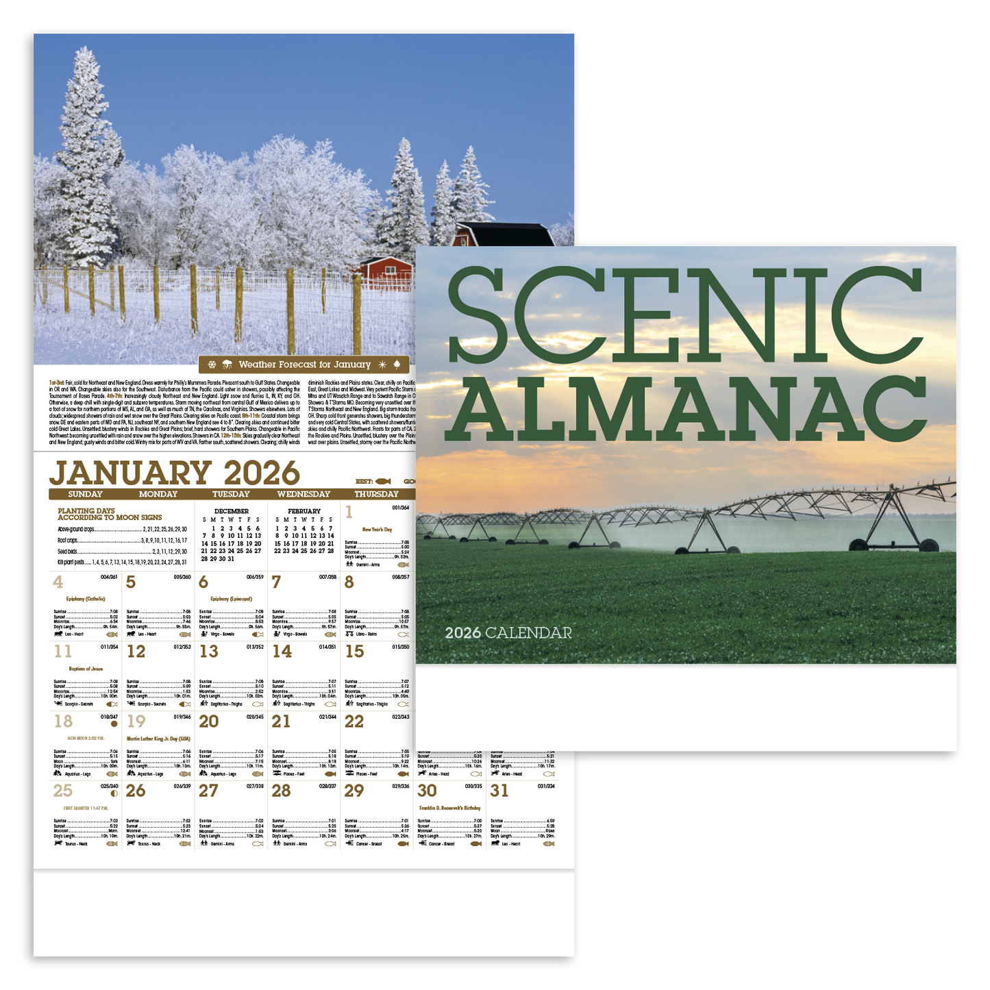 Triumph Calendars Scenic Almanac-6702