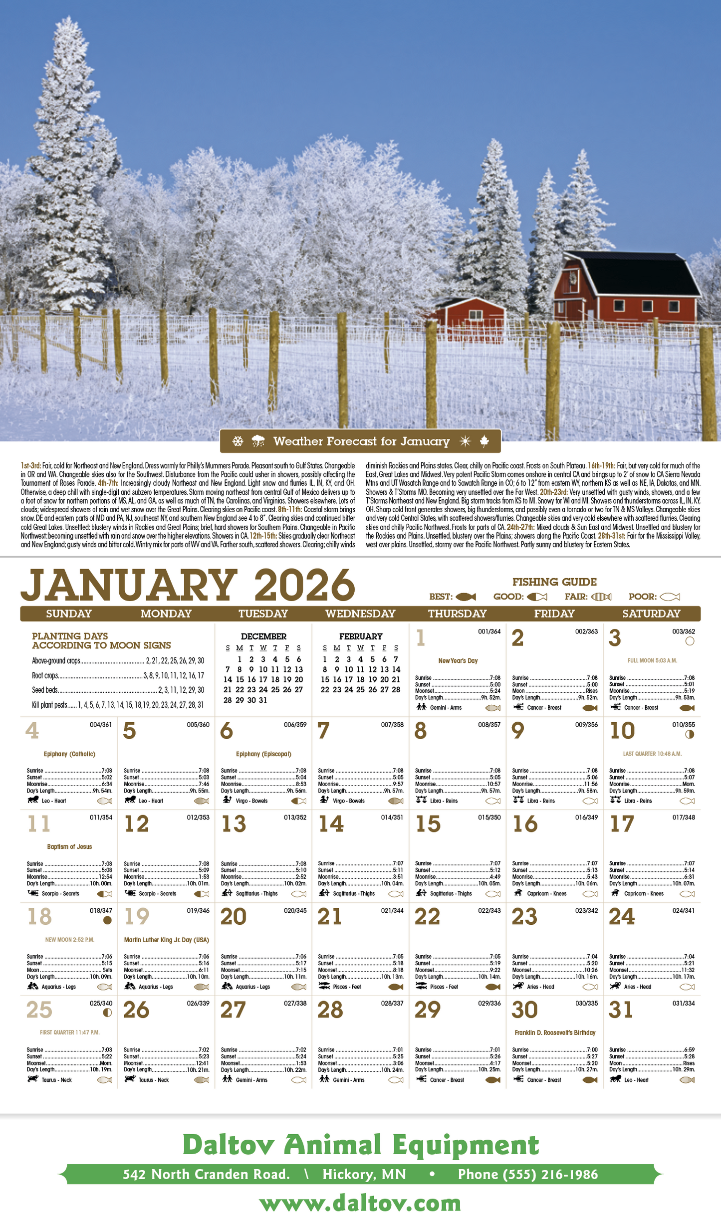Triumph Calendars Scenic Almanac-6702