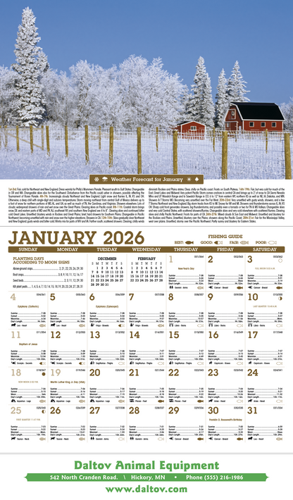 Triumph Calendars Scenic Almanac-6702