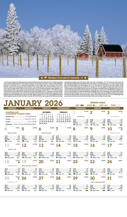 Triumph Calendars Scenic Almanac-6702