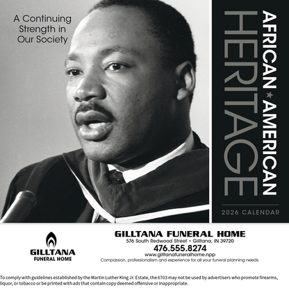 Triumph Calendars AfricanAmerican Heritage Dr Martin Luther King Jr Calendar-6703
