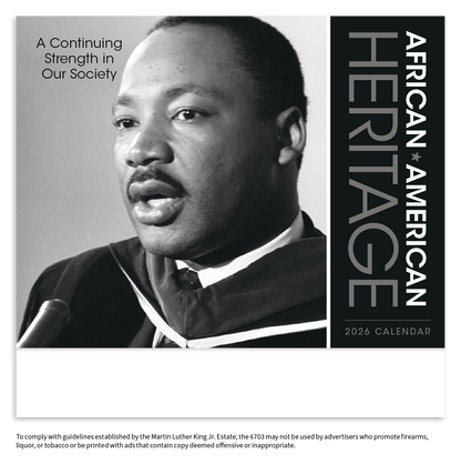 Triumph Calendars AfricanAmerican Heritage Dr Martin Luther King Jr Calendar-6703