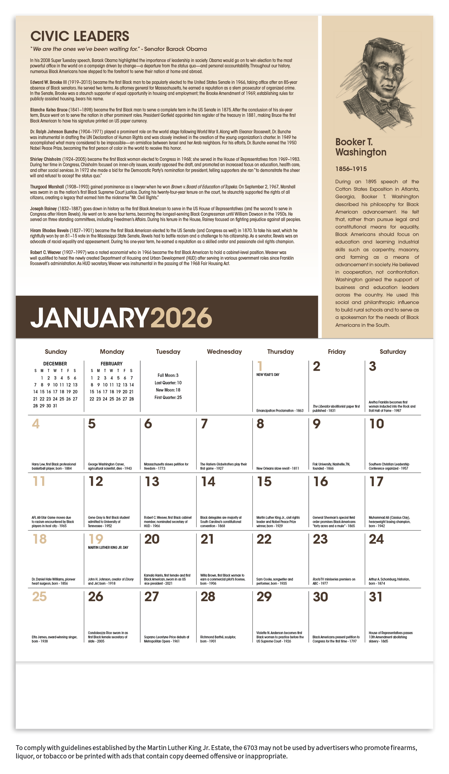 Triumph Calendars AfricanAmerican Heritage Dr Martin Luther King Jr Calendar-6703