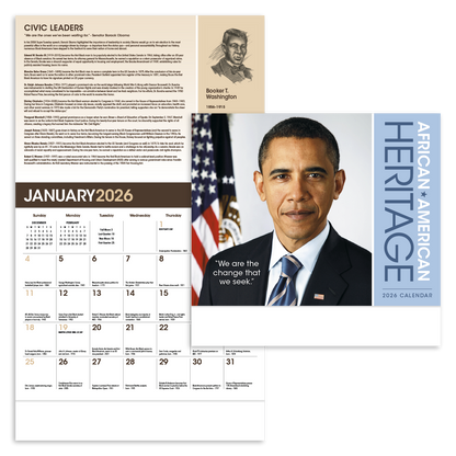 Triumph Calendars AfricanAmerican Heritage Barack Obama Calendar-6705