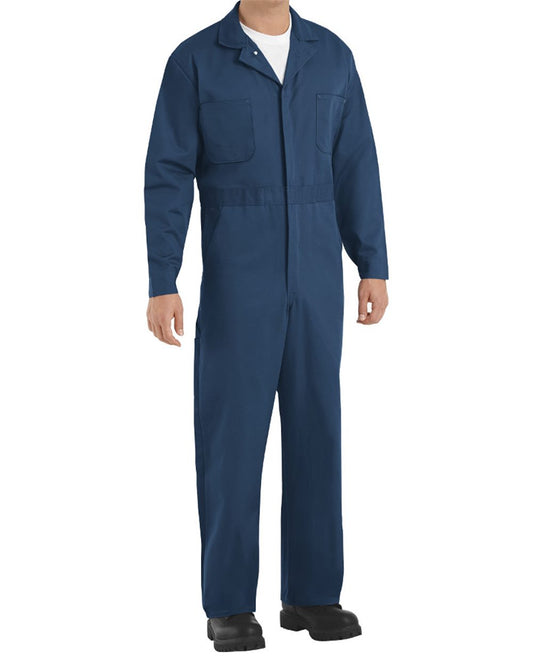 Red Kap Button-Front Cotton Coverall Additional Sizes - CC16EXT