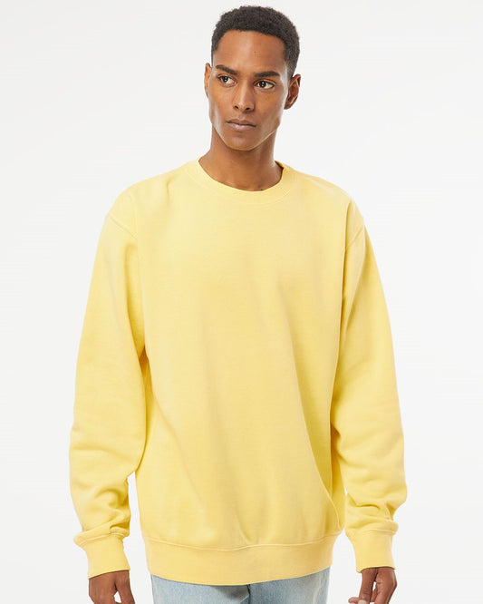 Independent Trading Co. Midweight Pigment-Dyed Crewneck Sweatshirt - PRM3500