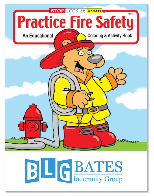 Coloring Book Practice Fire Safety-20626