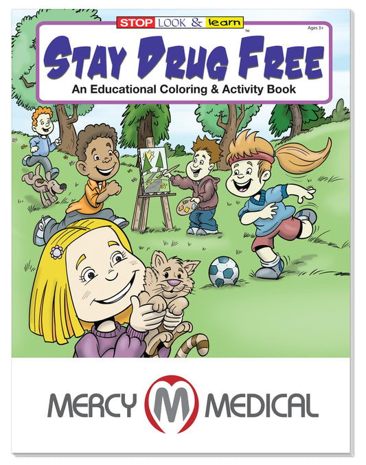 Coloring Book Stay Drug Free-20629