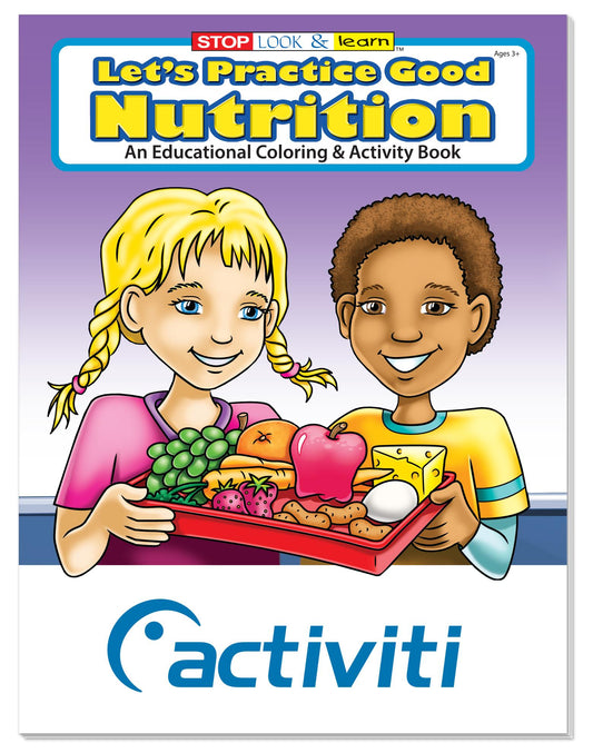 Coloring Book Lets Practice Good Nutrition-20636