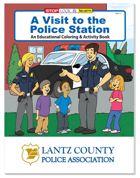 Coloring Book A Visit to the Police Station-40649