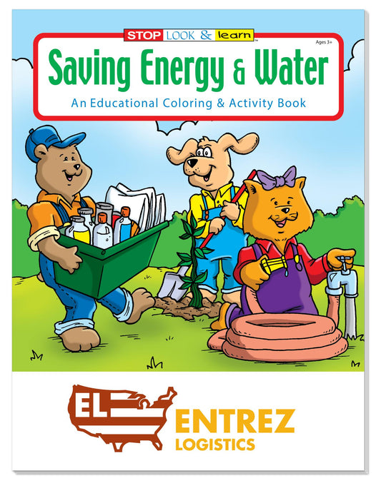 Coloring Book Saving Energy and Water-40655