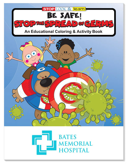 Coloring Book Be Safe Stop the Spread of Germs-40983