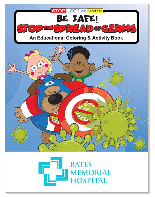 Coloring Book Be Safe Stop the Spread of Germs-40983