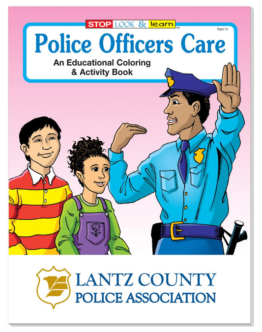 Coloring Book Police Officers Care-40985