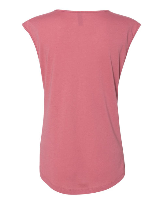 Next Level Women's Festival Sleeveless Deep V-Neck T-Shirt - 5040