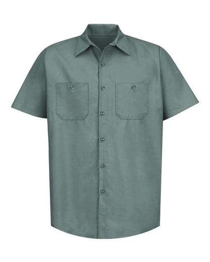Men's Tall Industrial Short Sleeve Work Shirt