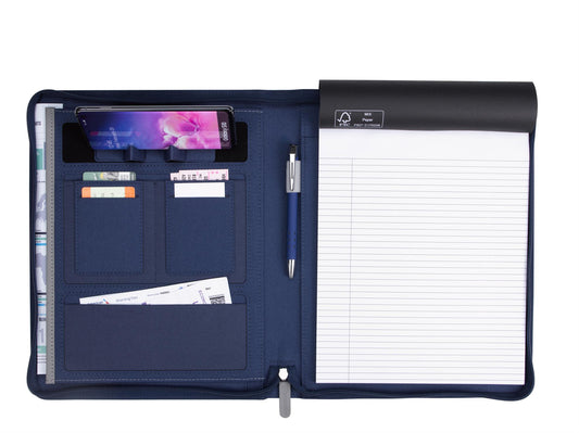Souvenir Armor Zippered Padfolio with Armor Pen-12000