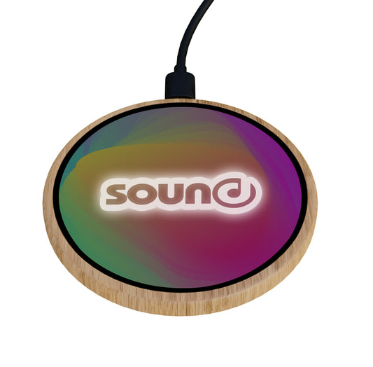 SCX Innovative Design FullColor Bamboo 15W Wireless Charger-32527