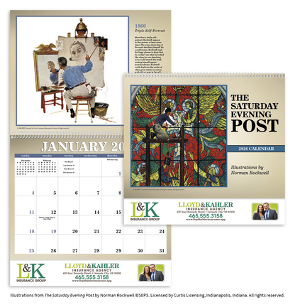 Triumph Calendars The Saturday Evening Post Illustrations by Norman Rockwell Calendar-1101
