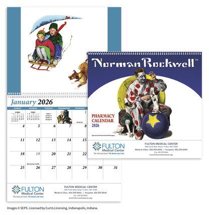 HotLine Products Rockwell Pharmacy Special Markets Calendar-123