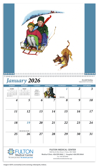HotLine Products Rockwell Pharmacy Special Markets Calendar-123
