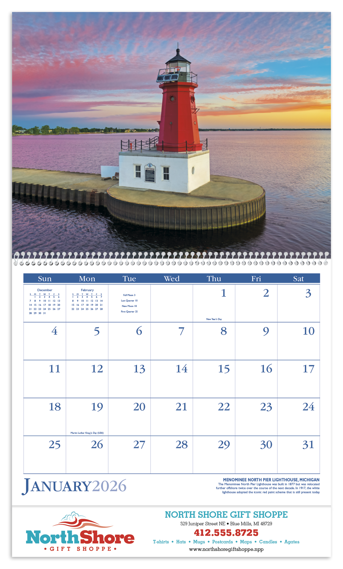 Triumph Calendars Lighthouses Calendar-1703
